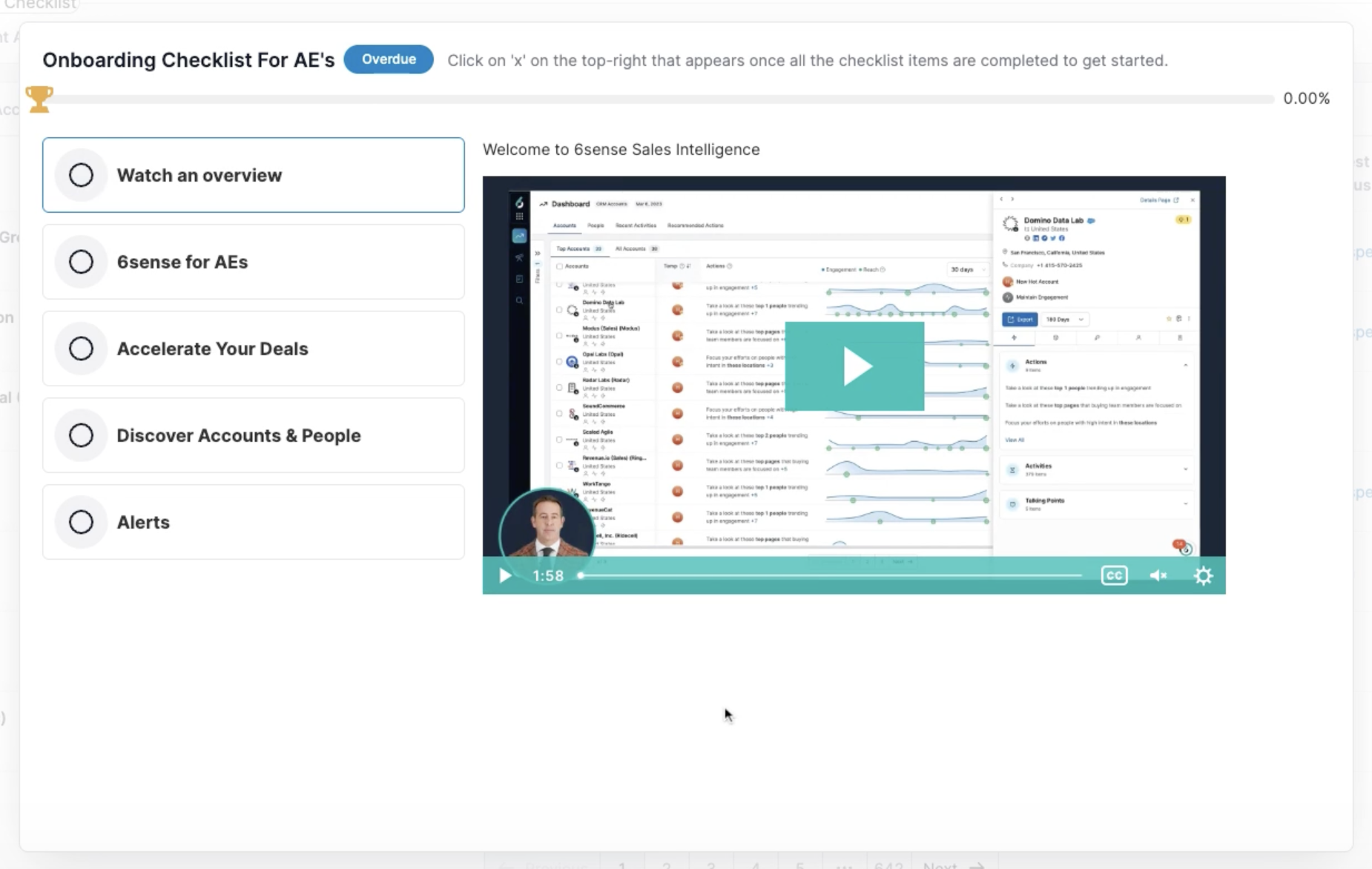 Onboarding Checklist